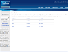 Tablet Screenshot of collierswsproperties.com